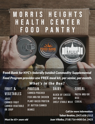 MHHC Food Pantry for Older Adults
