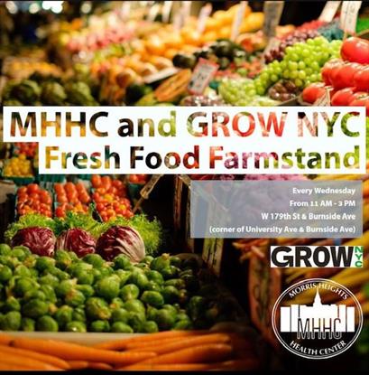 MHHC x GrowNYC Fresh Food Farmstand